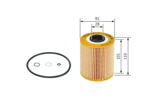 Oljefilter P9638 Bosch, bild 3