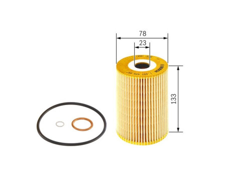 Oljefilter P9647 Bosch, bild 2