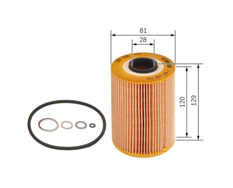 Oljefilter P9755 Bosch, bild 2