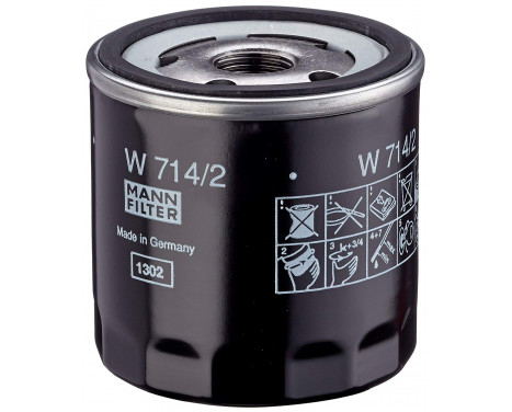 Oljefilter W714/2 Mann, bild 2