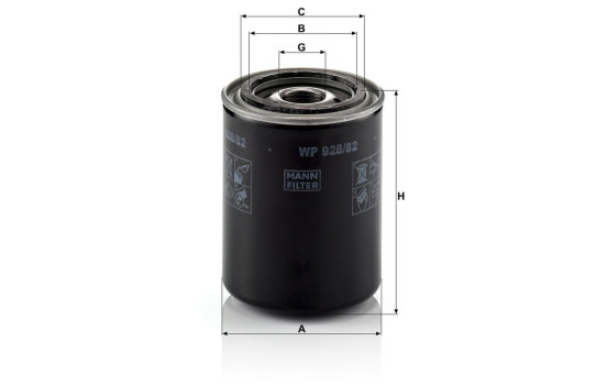 Oljefilter WP 928/82 Mann, bild 4