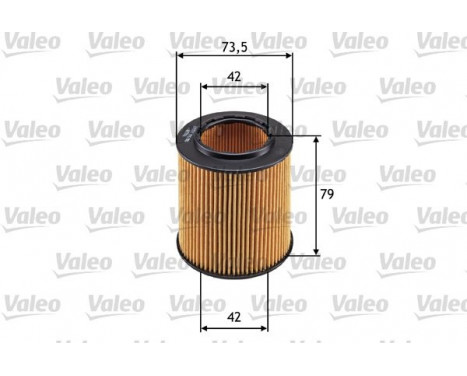 Valeo oljefilter BMW 3 325/ BMW 5 523/ SERIE 1 586566, bild 2