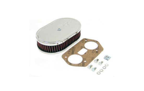 K & N filter förgasare DDO 178 mm x 114 mm oval 45mm Höjd (56-1160)