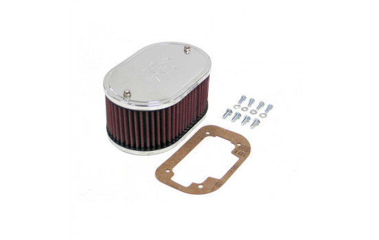 K & N filter förgasare DDO 178 mm x 114 mm oval 83mm Höjd (56-1040)