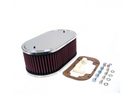 K & N filter förgasare DDO 229x140mm oval 83mm Höjd (56-1060)