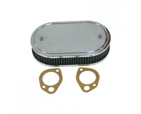 K & N filter förgasare SDO 229x140mm oval 45mm Höjd (56-1330)