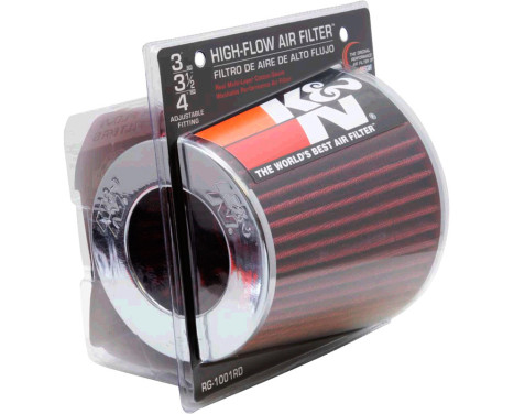 K&N RG-seriens universella sportfilter Röd (RG-1001RD), bild 6
