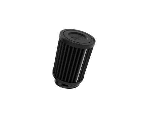 K&N Universal Dryflow svart luftfilter Rund 48mm anslutning, vinkel 10 grader, 76mm diameter, 102mm