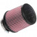 K&N Universal koniskt filter 76 mm anslutning, 127 mm botten, 114 mm topp, 127 mm höjd (RU-3870)