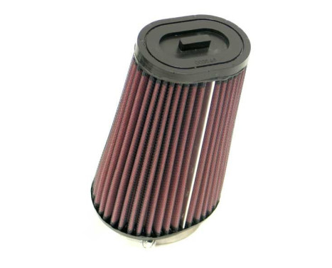 K&N universellt ovalt/koniskt filter 62mm 20 graders anslutning, 114mm x 95mm Botten, 89mm x 64mm Topp,, bild 2