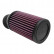 K & N universell cylindriska filter 62mm 20 graders kontakt, extern 95mm, 152mm höjd (RU-1770)
