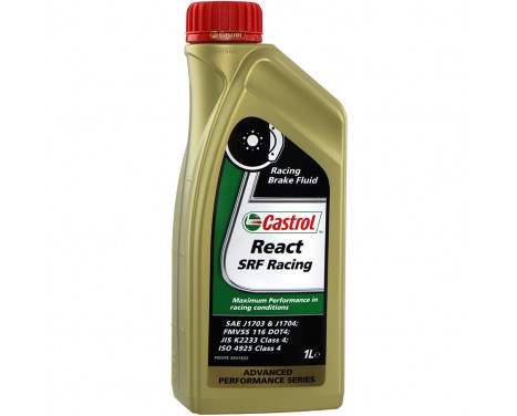 Castgrol Bromsvätska React SRF Racing DOT 4 1L, bild 2