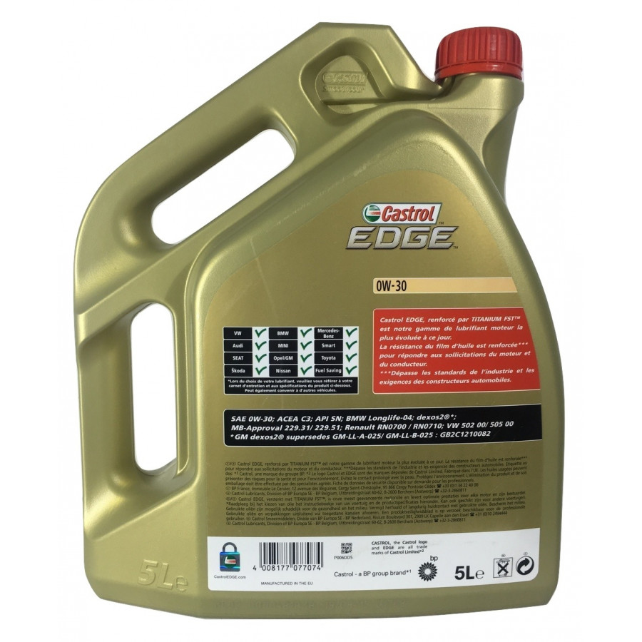 Motorolja Castrol Edge 0W30 C3 5L 1533DC | Winparts.se - Motorolja