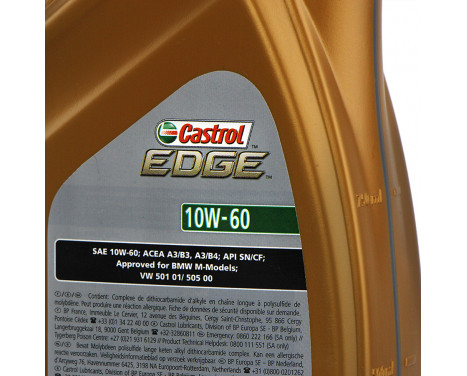 Motorolja Castrol Edge Supercar 10W60 A3/B3 1L, bild 3