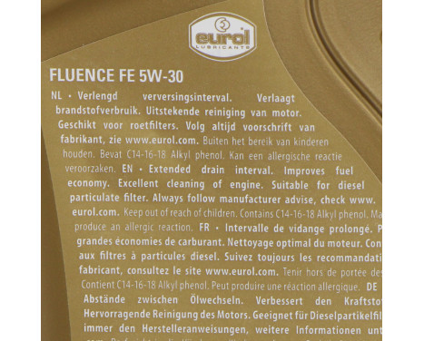 Motorolja Eurol Fluence FE 5W30 C2 1L, bild 3