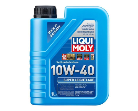 Motorolja Liqui Moly Super Leichtlauf 10W40 A3/B4 1L, bild 2