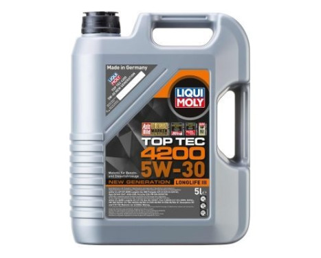 Motorolja Liqui Moly Top Tec 4200 5W30 C3 5L, bild 3