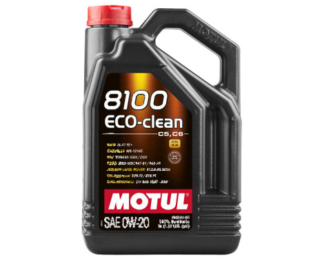 Motorolja Motul 8100 ECO-CLEAN 0W-20 5L, bild 2