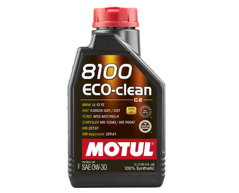 Motorolja Motul 8100 ECO-CLEAN 0W30 1L, bild 2