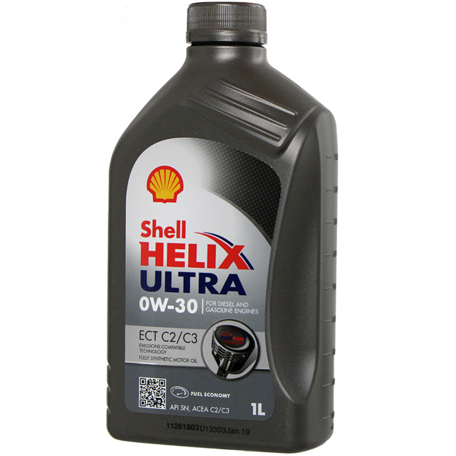 Motorolja Shell Helix Ultra ECT C2 C3 0W30 1L | Winparts.se - Motorolja