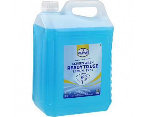 Eurol Bio vindrutespolarvätska frostskyddsmedel värdepaket -22°C 4x 5L, bild 2