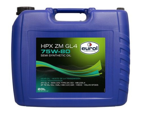 Transmissionsolja Eurol HPX ZM GL4 75W-80 20L, bild 2