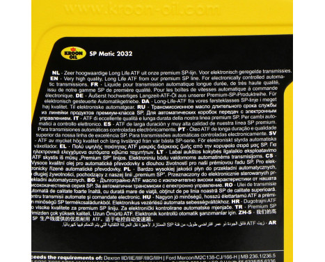 Växellådsolja Kroon-Oil SP Matic LL ATF 1L, bild 2