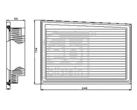 Air Filter 101665 FEBI, Image 4