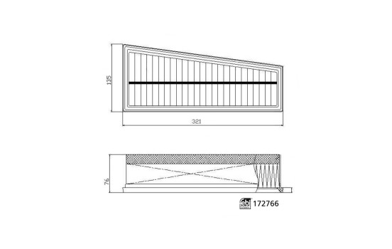Air Filter 172766 FEBI