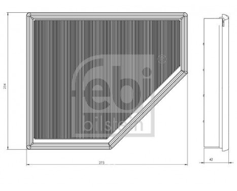 Air Filter 173185 FEBI, Image 4
