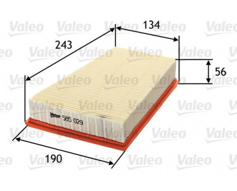Air Filter 585029 Valeo, Image 2