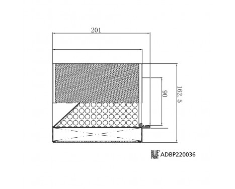 Air Filter ADBP220036 Blue Print
