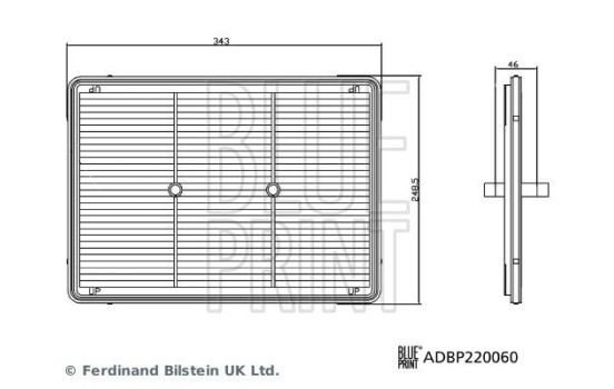 Air filter ADBP220060 Blue Print, Image 3