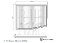 Air filter ADBP220088 Blue Print