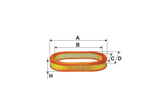 Air filter AE 208 Filtron, Image 2