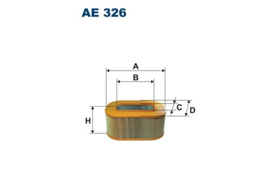 Air filter AE 326 Filtron