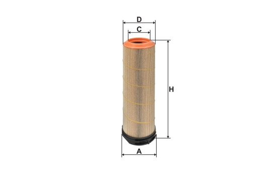 Air filter AK 218/2 Filtron, Image 2