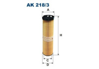 Air filter AK 218/3 Filtron