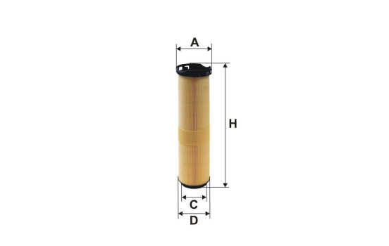 Air filter AK 218/6 Filtron, Image 2