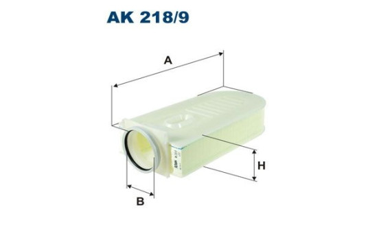 Air filter AK 218/9 Filtron