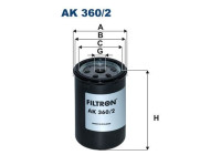 Air filter AK 360/2 Filtron