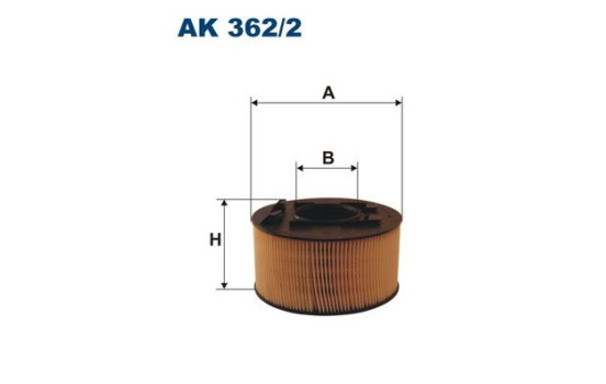 Air filter AK 362/2 Filtron