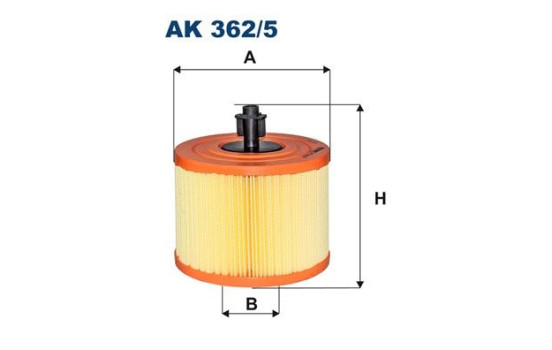 Air filter AK 362/5 Filtron