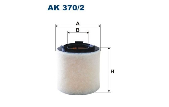 Air filter AK 370/2 Filtron