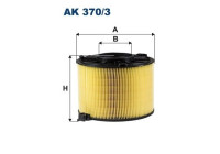 Air filter AK 370/3 Filtron