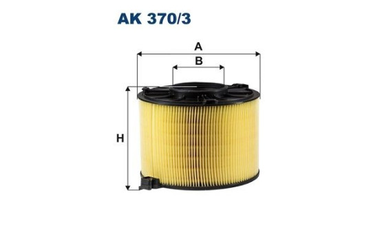 Air filter AK 370/3 Filtron