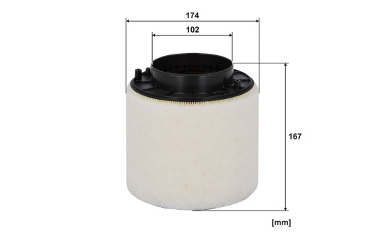 Air filter AK 371/5 Filtron, Image 3