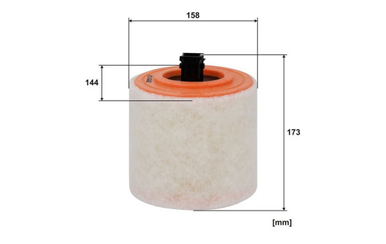 Air filter AK 375/1 Filtron, Image 2