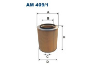 Air filter AM 409/1 Filtron