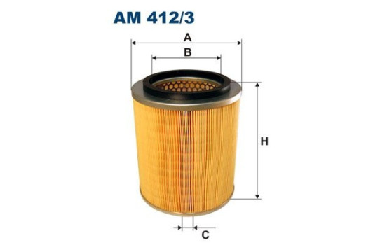 Air filter AM 412/3 Filtron